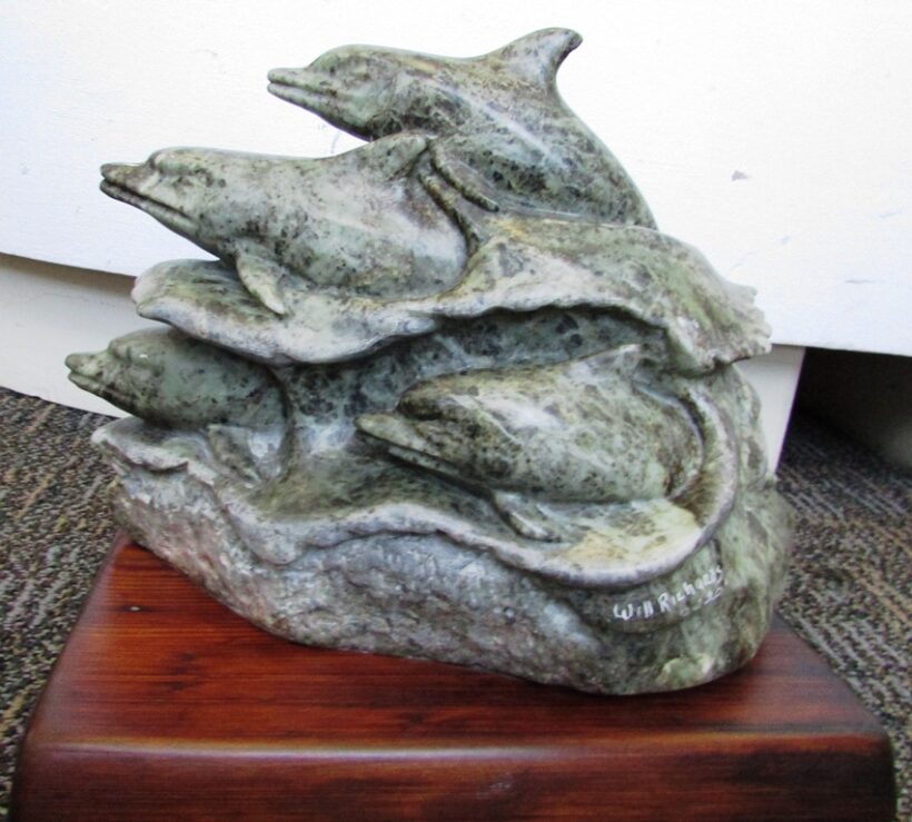 Will Richards Marble Dolphins